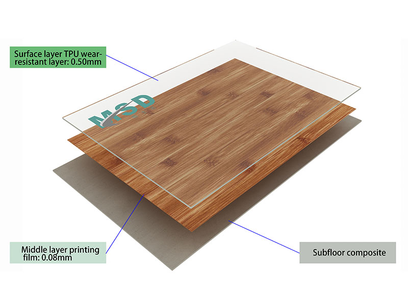 Capa de desgaste de PVC para suelos de PVC, SPC, LVT Capa de desgaste de PVC para suelos de PVC, SPC, LVT
