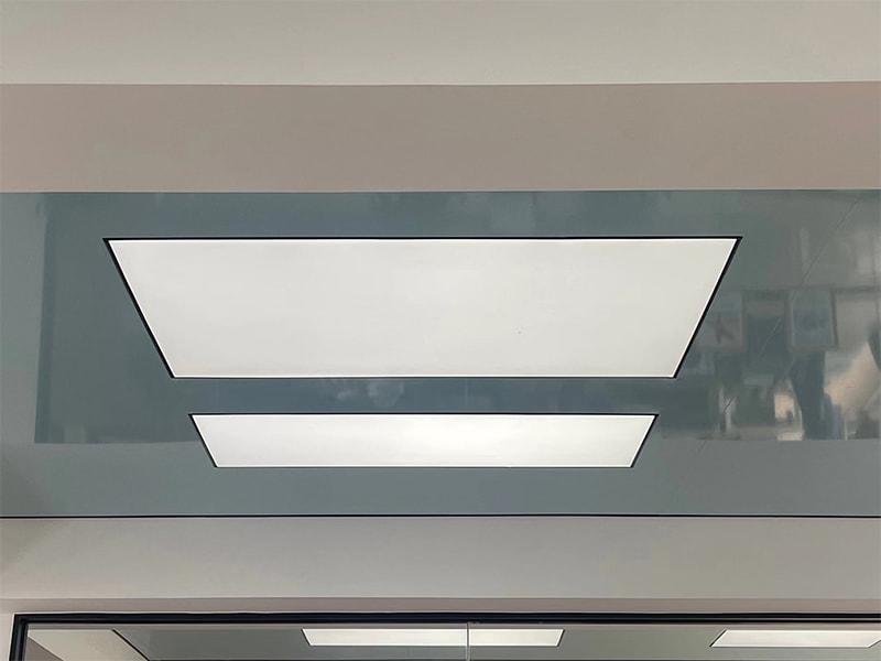 Película estirable para techo de vinilo de PVC blanco impresa Película estirable para techo de vinilo de PVC blanco impresa