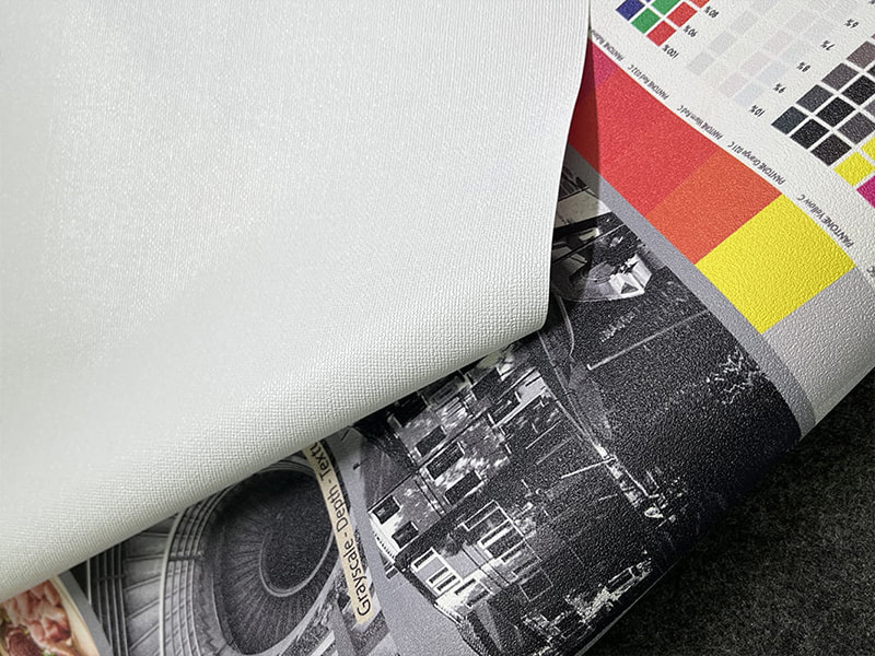 Película de sustrato imprimible blanca opaca para impresión con disolventes